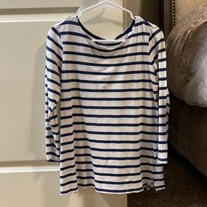 Old navy, striped, quarter sleeve top!